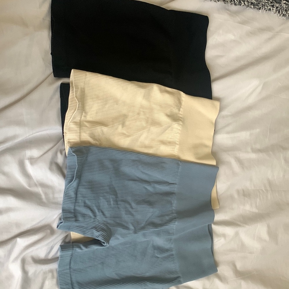3 pack that girl biker workout shorts